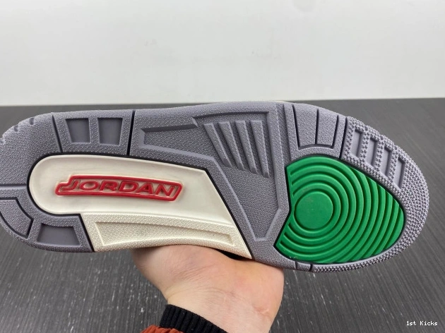 537 (W) EasyMatch Retro Lucky CK9246- 3 Green Jordan 0103